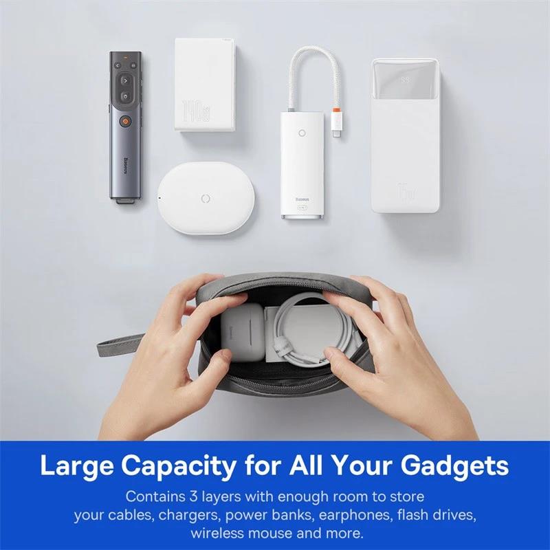 กระเป๋าใส่สายชาร์จแบบพกพา อุปก - Power Bank บทวิจารณ์และราคา