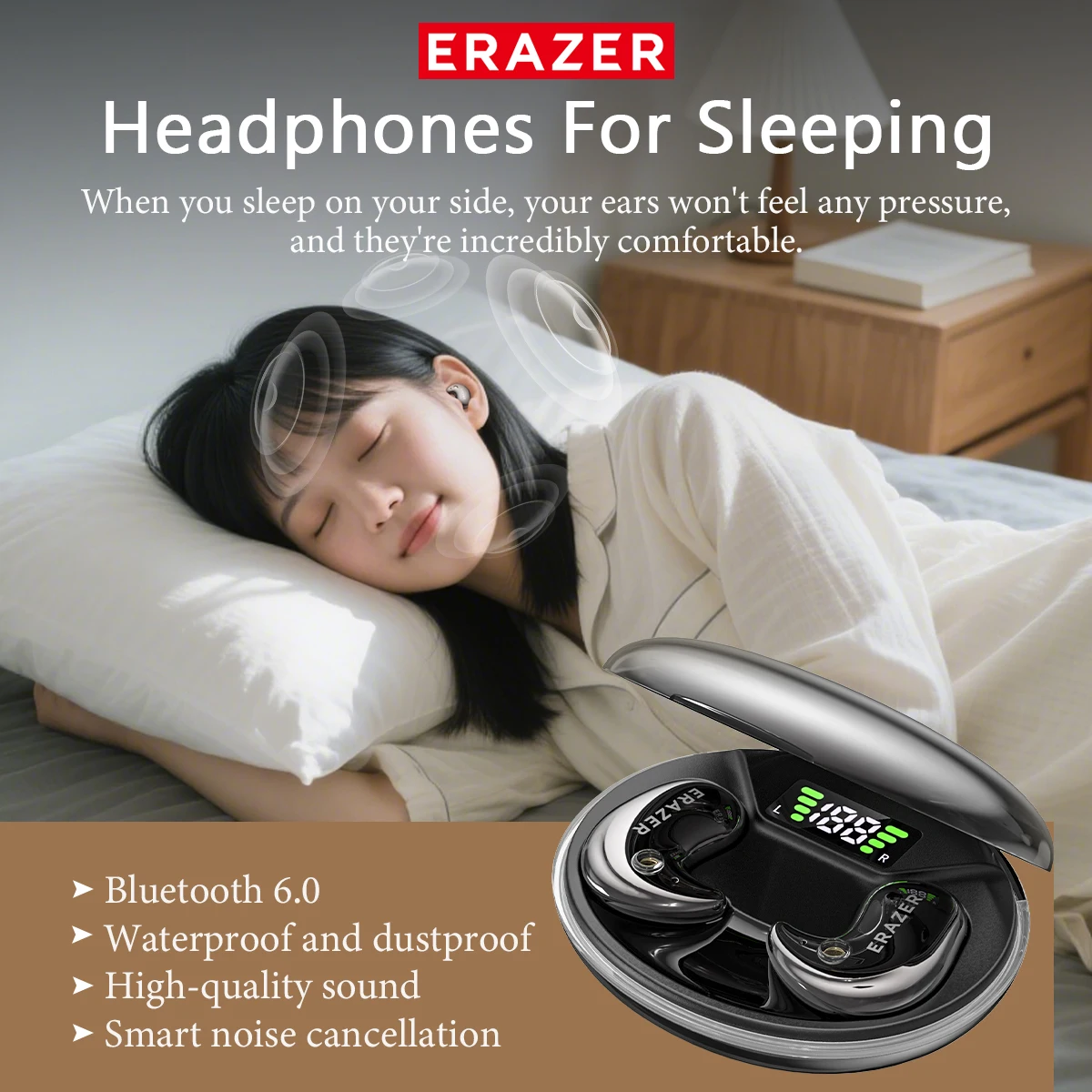 หูฟังบลูทูธแบบอินเอียร์ EARZER - Wireless Charger บทวิจารณ์และราคา